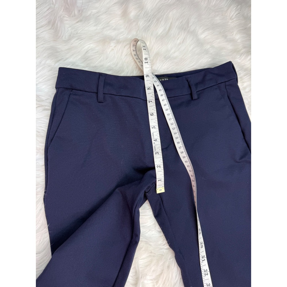 Liverpool Los Angeles Kelsey Trouser Cadet Blue Knit Pants Navy 4/27 Workwear - Picture 4 of 11